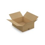 Caisse carton brune simple cannelure raja 45x35x15 cm (lot de 25)
