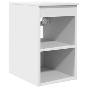 vidaXL Meuble de Salle de Bain In-between Blanc 30 x 44 5 x 50 cm