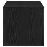 Armoire de rangement vidaXL noire 108x41x40 cm en bois d'ingénierie