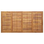 vidaXL Table de Jardin Gris 180 x 90 x 75 cm Bois d'Acacia Massif