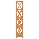 vidaXL Étagère à 5 niveaux 80x30x146 cm bois de chêne massif
