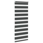 vidaXL Store zèbre noir 55x150 cm largeur du tissu 50 9 cm polyester