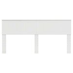 vidaXL Tête de lit Blanc Brillant 180 cm Bois d'ingénierie