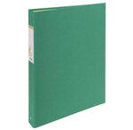 Classeur rembordé papier 4 anneaux 30mm Forever - A4  vert foncé EXACOMPTA