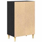 vidaXL Buffet Chêne noir 57 x 35 x 89 5 cm Bois d'ingénierie