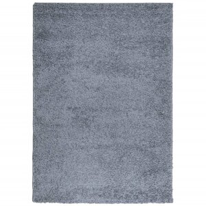 vidaXL Tapis shaggy PAMPLONA poils longs moderne bleu 120x170 cm