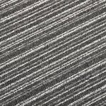 vidaXL Dalles de tapis de sol 20 Pièces 5 m² 50x50 cm Anthracite rayé