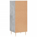 vidaXL Buffet gris béton 34 5x32 5x90 cm bois d'ingénierie