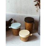 2 pots de conservation en verre Airy Green 150 ml + Light Mist 250 ml