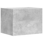vidaXL Ensemble de meuble TV mural 4 Pièces Gris béton Bois d'ingénierie