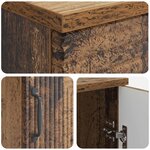 vidaXL Bureau Bois ancien 142 5 x 50 x 75 cm Bois d'ingénierie