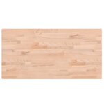 vidaXL Dessus de table 100x50x2 5cm rectangulaire bois massif de hêtre