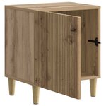 vidaXL Cabinet de chevet 2 pc Chêne artisanal 43 x 34 5 x 50 cm