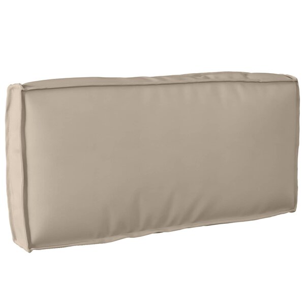 vidaXL Coussin Tissu Oxford Taupe 80 x 40 x 12 cm