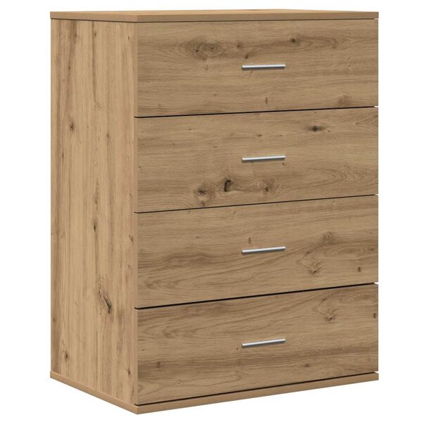 vidaXL Buffet chêne artisanal 60 x 39 x 80 cm Bois d'ingénierie
