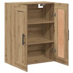 vidaXL Armoire murale chêne artisanal 69 5x34x90 cm bois d'ingénierie
