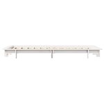 vidaXL Cadre de lit sans matelas blanc 90x190 cm bois de pin massif