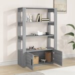 vidaXL Buffet Sonoma gris 80x30x119 5 cm Bois d'ingénierie