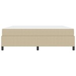 vidaXL Cadre de lit avec matelas Gris Vert Clair 180 x 200 cm tissu