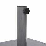 vidaXL Socles de parasol d'extérieur Bois foncé 45 x 45 x 32 cm