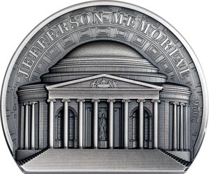 Monnaie JEFFERSON MEMORIAL Historical Monuments 5 Oz Argent 25$ Cook Islands 2026 (PRÉCOMMANDE)