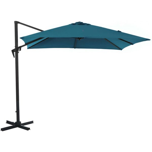 Parasol déporté carré en aluminium 2 5x2 5m roma
