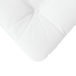 vidaXL Coussins de siège 4 Pièces Blanc 40 x 40 x 12 cm tissu