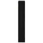 vidaXL Armoire murale de salle de bain Chêne Noir 20 x 10 x 60 5 cm