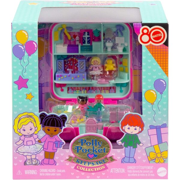 Mattel JGK22 - Polly Pocket - Coffret emblématique 80ème anniversaire de