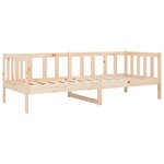 vidaXL Lit de jour sans matelas 80x200 cm bois de pin massif