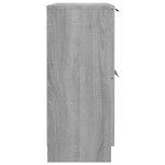 vidaXL Buffet Sonoma gris 60x30x70 cm Bois d'ingénierie