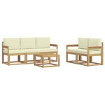 vidaXL Ensemble de canapés d'extérieur 6 pc