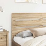 vidaXL Tête de lit Chêne Sonoma 200 cm Bois d'ingénierie