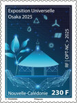 Timbre Nouvelle Calédonie - Exposition Universelle Osaka 2025