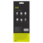 Eko ensemble sacs poubelle f1 18-28 l 24x20 pièces blanc