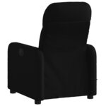 vidaXL Fauteuil de massage inclinable Noir Tissu