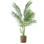Palmier areca artificiel h 160 cm d 100 cm en pot