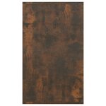 vidaXL Buffet avec 3 tiroirs chêne fumé 120x41x75 cm bois d'ingénierie