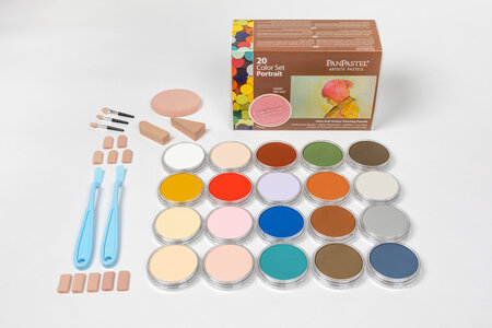 Pastel Panpastel Set 20 couleurs + outils Portrait