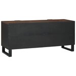 vidaXL Meuble TV   105 x 33 5 x 46 cm  fait en bois de mangue massif.