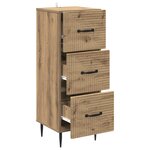 vidaXL Armoire à tiroirs 33 x 34 5 x 89 5 cm Bois d'ingénierie