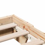 vidaXL Cadre de lit 200x200 cm en bois de pin massif