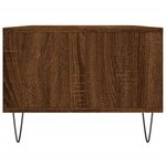 vidaXL Table basse Chêne marron 90x50x36 5 cm Bois d'ingénierie