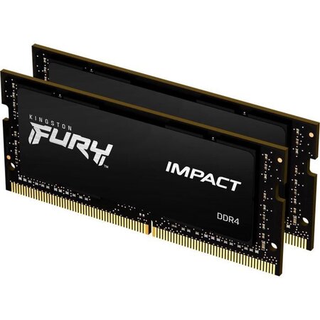 Mémoire Kingston FURY Impact 16 Go (2 x 8 Go) DDR4 3200 MHz CL20