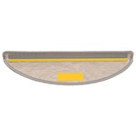 vidaXL Tapis d'escalier autocollants aspect sisal 15 Pièces 56x17x3 cm