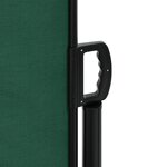 vidaXL Auvent latéral rétractable vert foncé 140x1000 cm