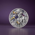 Pièce de monnaie en Argent 5 Cedis g 31.1 (1 oz) Millésime 2025 Memento Mori MINER
