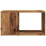 vidaXL Meuble TV vieux bois 60x24x32cm bois d'ingénierie