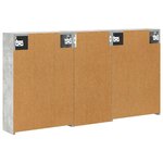 vidaXL Ensemble de Meubles de Salle de Bain 3 Pièces 116 x 16 x 62 5 cm