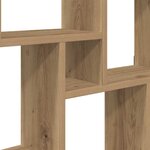 vidaXL Étagère murale sous forme de cube chêne artisanal 78x15x93 cm